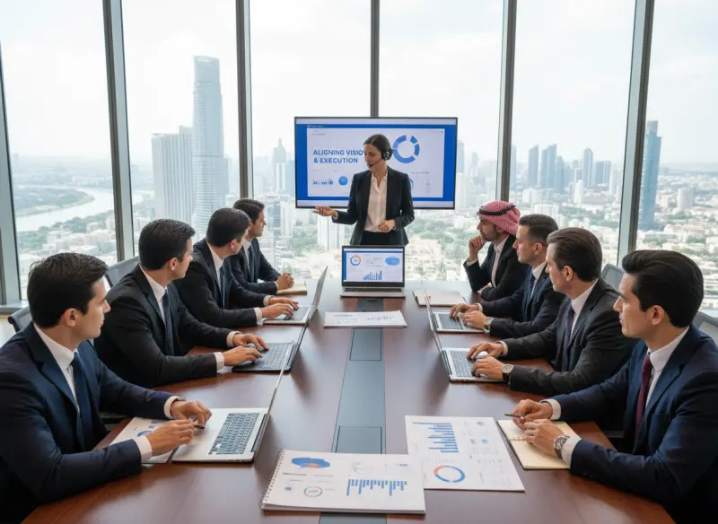 دورة التنفيذ الاستراتيجي للقادة: تحويل الرؤية إلى واقع