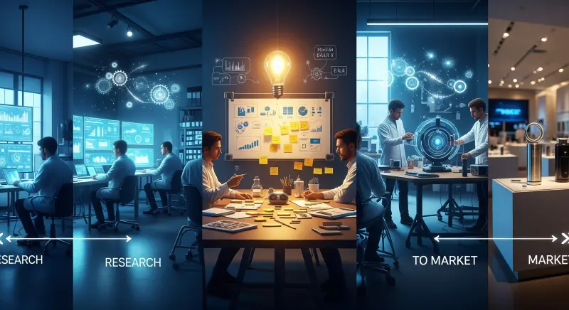 من البحث إلى السوق: إدارة مشاريع الابتكار