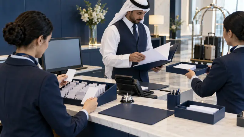 دورة ضبط وردية المكاتب الأمامية الفندقية