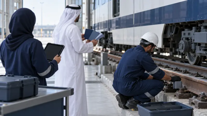 دورة التحليلات التنبؤية بالذكاء الاصطناعي للبنية التحتية للسكك الحديدية