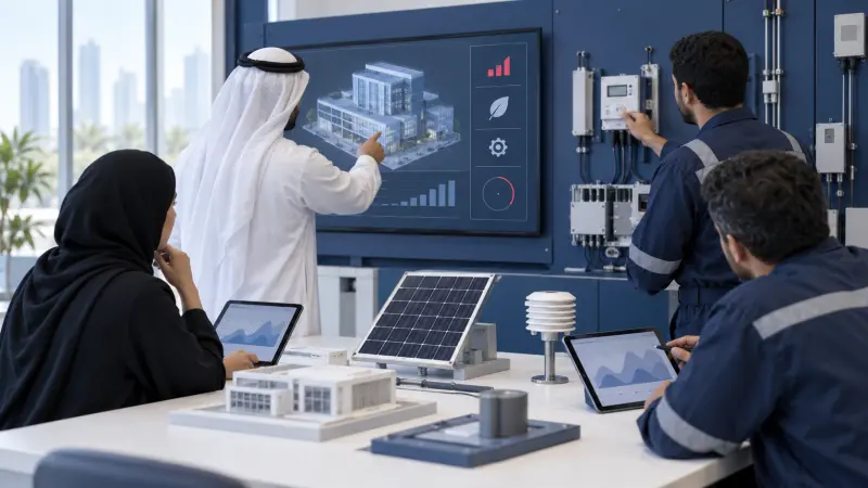 دورة كفاءة الطاقة والاستدامة بمساعدة الذكاء الاصطناعي