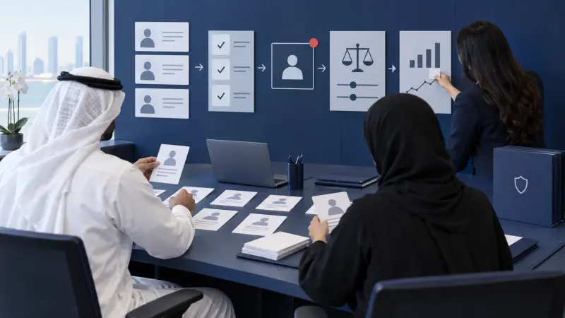 دورة قرارات التوظيف وحوكمتها بمساعدة الذكاء الاصطناعي