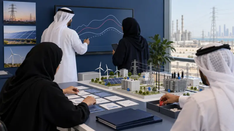 دورة تعلم الآلة وإدارة البيانات في قطاع الكهرباء والطاقة