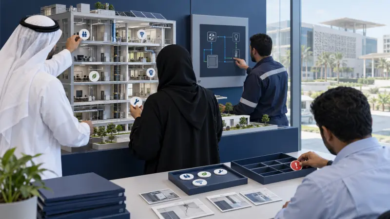 دورة تقنيات المباني الذكية والعمليات المترابطة