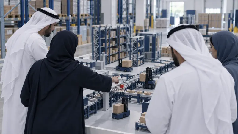 دورة المستودع الذكي بالتوأم الرقمي والذكاء الاصطناعي