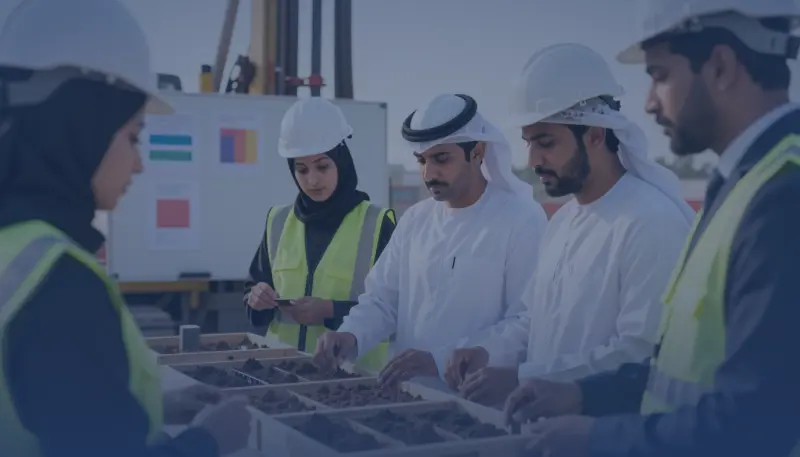 دورة استقصاء التربة والتوصيف الجيوتقني للموقع