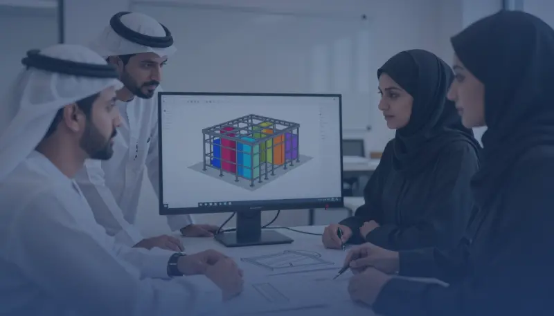 دورة التحليل الإنشائي ثلاثي الأبعاد وتصميم المباني الفولاذية