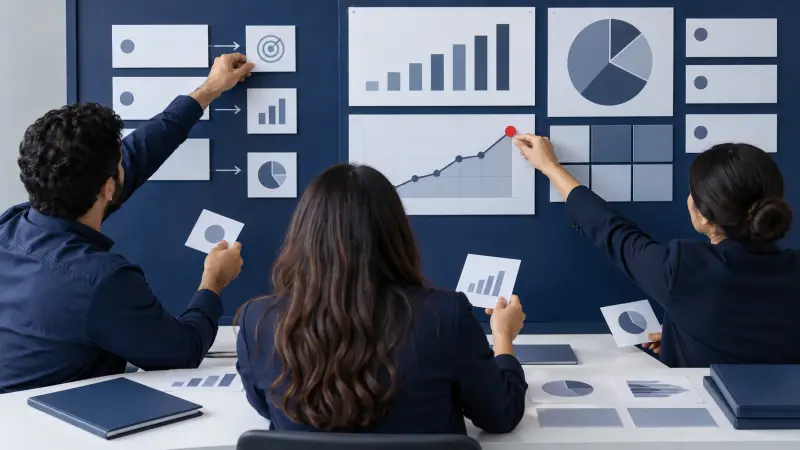 دورة صياغة الأهداف الذكية وتصميم مؤشرات الأداء بالبيانات