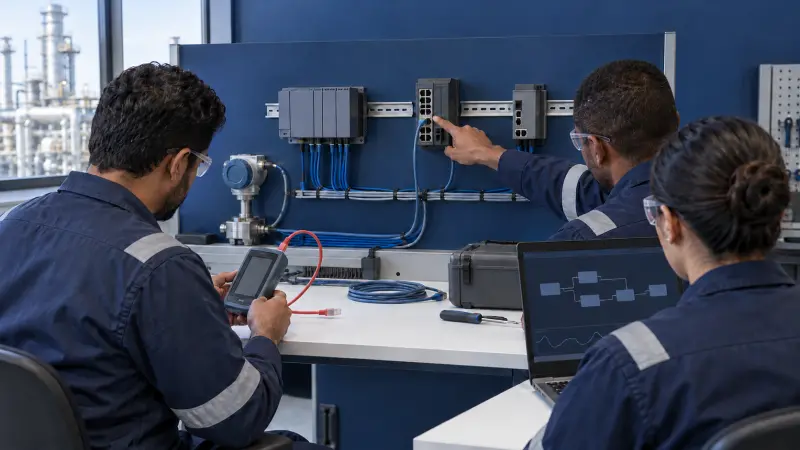دورة تشخيص أعطال اتصالات البيانات الصناعية