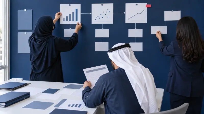 دورة جمع بيانات البحث والسرد بالأدلة