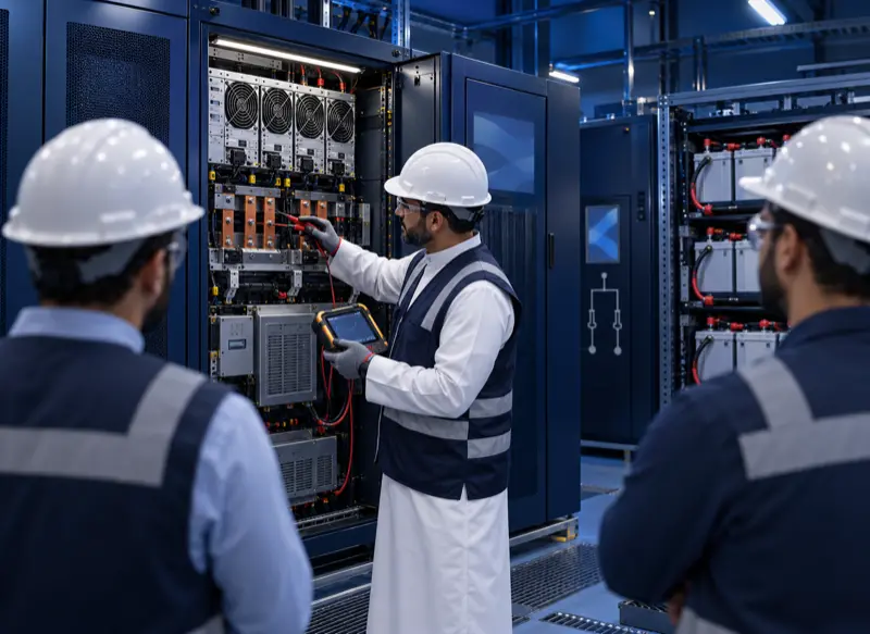 دورة متقدمة في أنظمة UPS وشواحن البطاريات