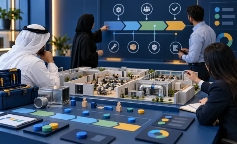 دورة استراتيجية إدارة المرافق وتصميم العمليات