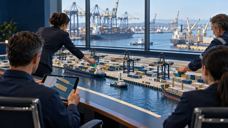 دورة الإدارة المتقدمة للموانئ والمحطات البحرية